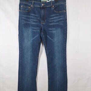 Boot Cut Jeans Low Waist Stretch Women size 14 short